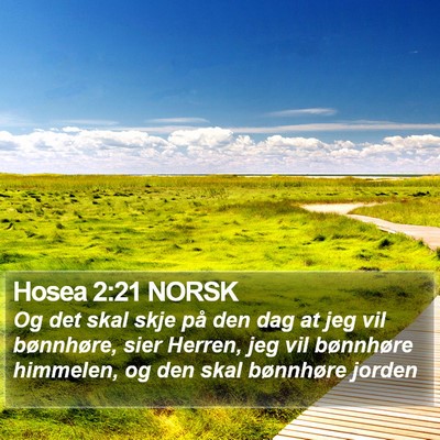 Hosea 2:21 NORSK Bible Verse Image