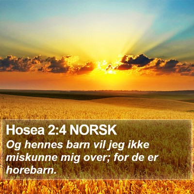 Hosea 2:4 NORSK Bible Verse Image