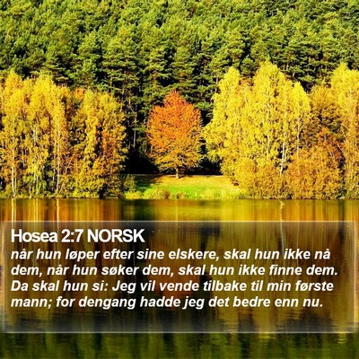 Hosea 2:7 NORSK Bible Verse Image