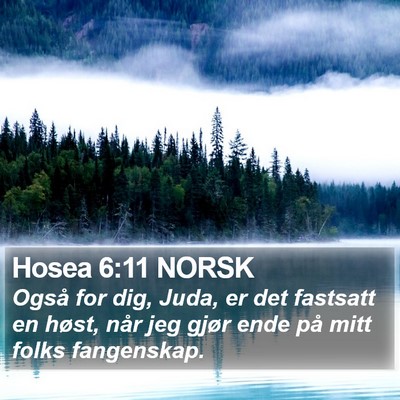 Hosea 6:11 NORSK Bible Verse Image