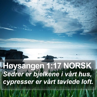 Høysangen 1:17 NORSK Bible Verse Image