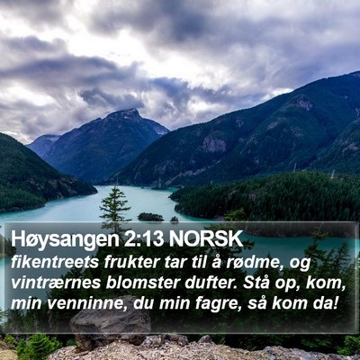 Høysangen 2:13 NORSK Bible Verse Image