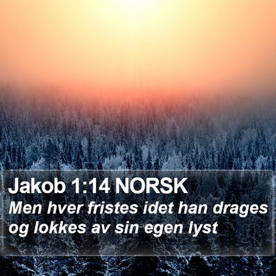 Jakob 1:14 NORSK Bible Verse Image