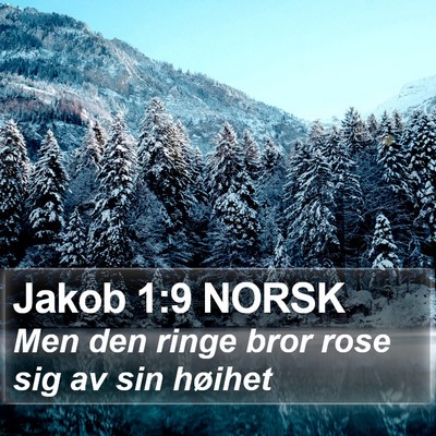 Jakob 1:9 NORSK Bible Verse Image