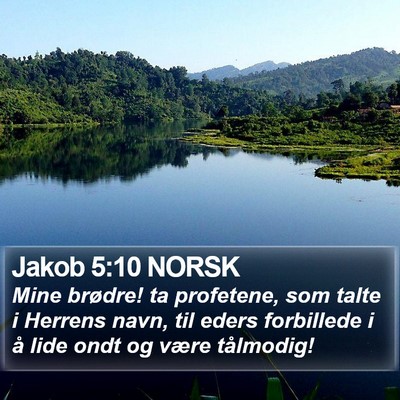 Jakob 5:10 NORSK Bible Verse Image