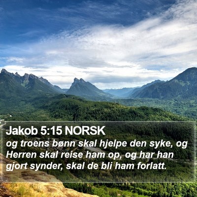 Jakob 5:15 NORSK Bible Verse Image