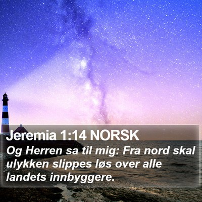 Jeremia 1:14 NORSK Bible Verse Image