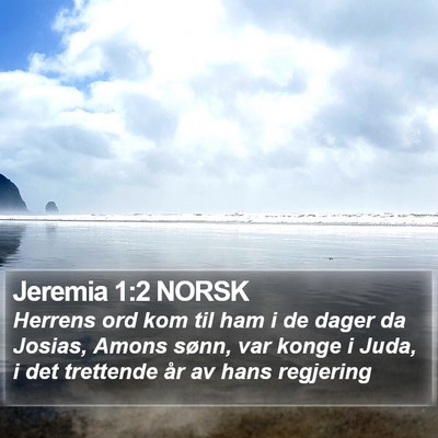 Jeremia 1:2 NORSK Bible Verse Image