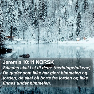 Jeremia 10:11 NORSK Bible Verse Image
