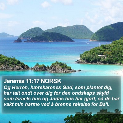 Jeremia 11:17 NORSK Bible Verse Image