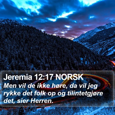 Jeremia 12:17 NORSK Bible Verse Image