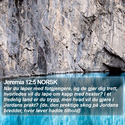 Jeremia 12:5 NORSK Bible Verse Image
