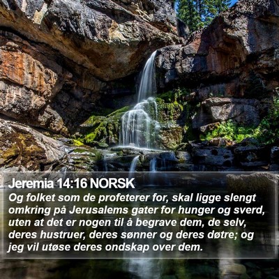 Jeremia 14:16 NORSK Bible Verse Image