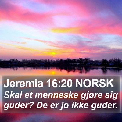 Jeremia 16:20 NORSK Bible Verse Image
