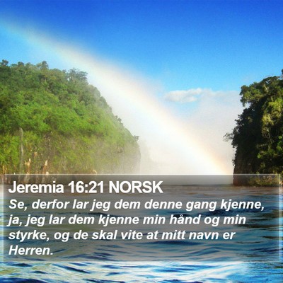 Jeremia 16:21 NORSK Bible Verse Image