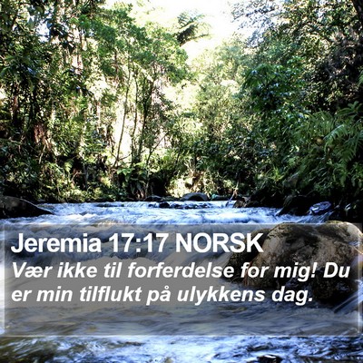 Jeremia 17:17 NORSK Bible Verse Image