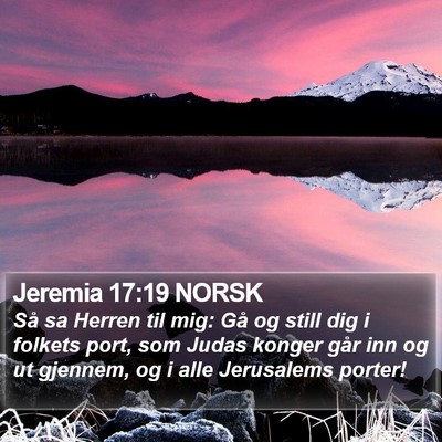 Jeremia 17:19 NORSK Bible Verse Image