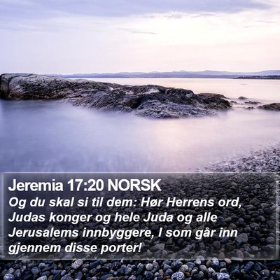 Jeremia 17:20 NORSK Bible Verse Image
