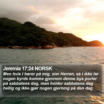 Jeremia 17:24 NORSK Bible Verse Image