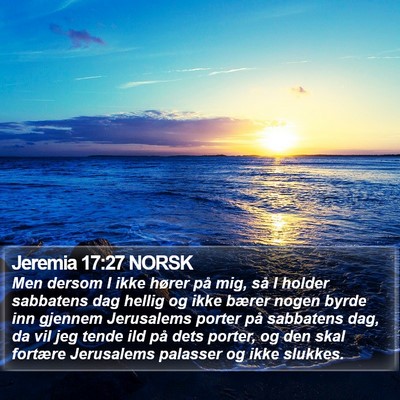 Jeremia 17:27 NORSK Bible Verse Image