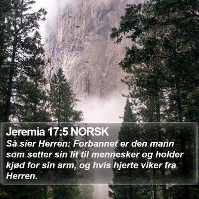 Jeremia 17:5 NORSK Bible Verse Image
