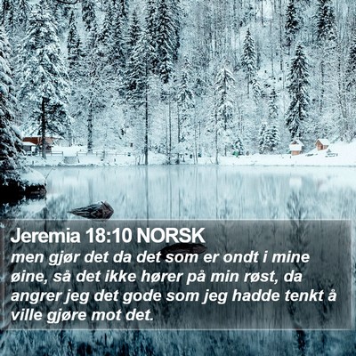 Jeremia 18:10 NORSK Bible Verse Image