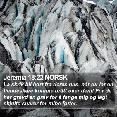 Jeremia 18:22 NORSK Bible Verse Image