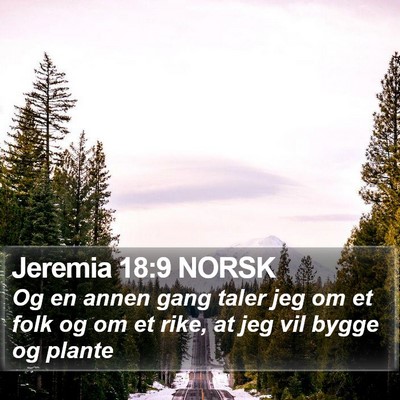 Jeremia 18:9 NORSK Bible Verse Image
