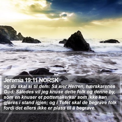 Jeremia 19:11 NORSK Bible Verse Image