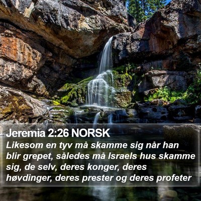 Jeremia 2:26 NORSK Bible Verse Image