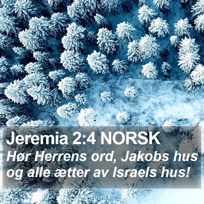 Jeremia 2:4 NORSK Bible Verse Image