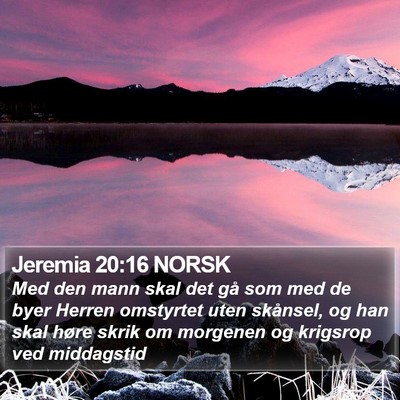 Jeremia 20:16 NORSK Bible Verse Image