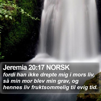 Jeremia 20:17 NORSK Bible Verse Image