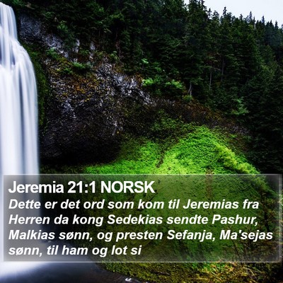 Jeremia 21:1 NORSK Bible Verse Image