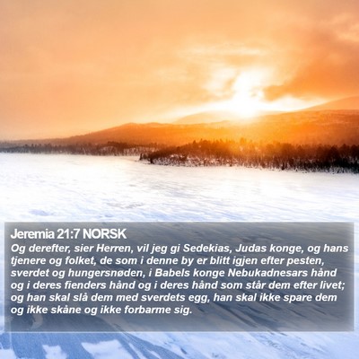 Jeremia 21:7 NORSK Bible Verse Image