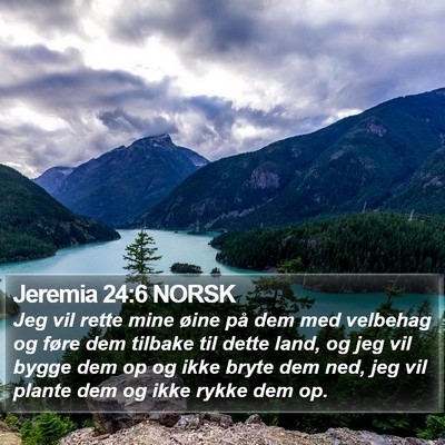 Jeremia 24:6 NORSK Bible Verse Image
