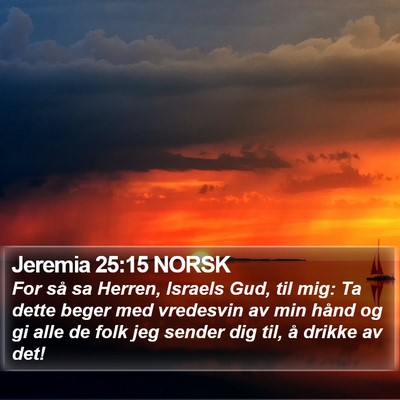 Jeremia 25:15 NORSK Bible Verse Image