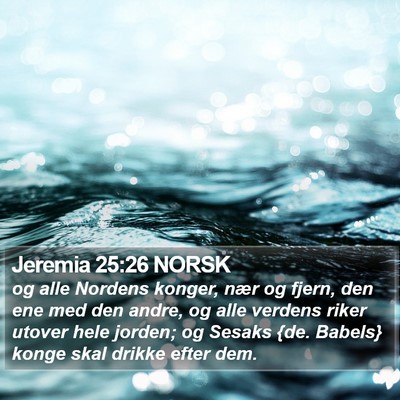 Jeremia 25:26 NORSK Bible Verse Image
