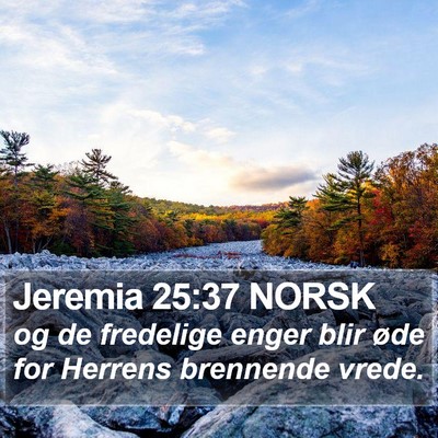 Jeremia 25:37 NORSK Bible Verse Image