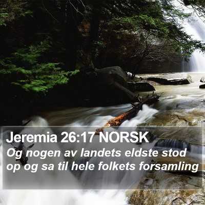 Jeremia 26:17 NORSK Bible Verse Image