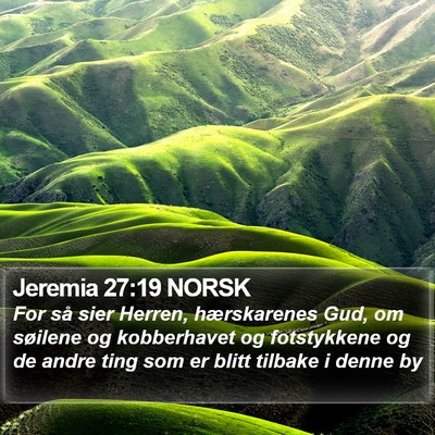 Jeremia 27:19 NORSK Bible Verse Image