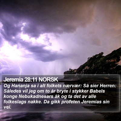 Jeremia 28:11 NORSK Bible Verse Image