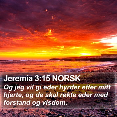 Jeremia 3:15 NORSK Bible Verse Image