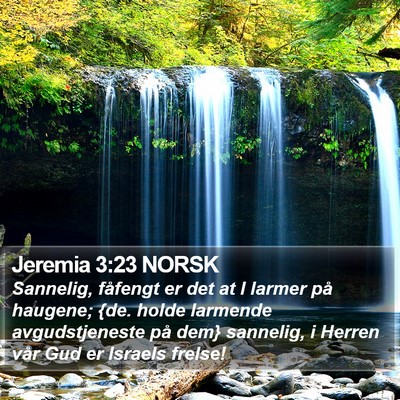 Jeremia 3:23 NORSK Bible Verse Image