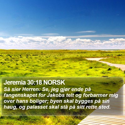 Jeremia 30:18 NORSK Bible Verse Image