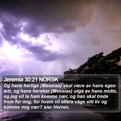 Jeremia 30:21 NORSK Bible Verse Image
