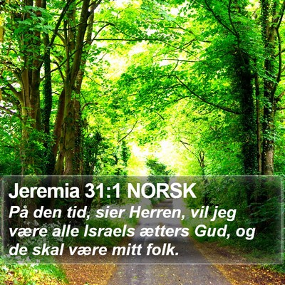 Jeremia 31:1 NORSK Bible Verse Image