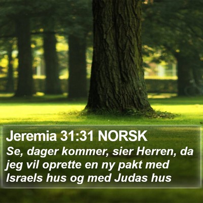 Jeremia 31:31 NORSK Bible Verse Image