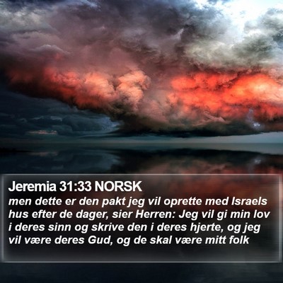 Jeremia 31:33 NORSK Bible Verse Image