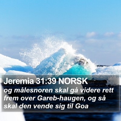 Jeremia 31:39 NORSK Bible Verse Image